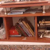 میز زیر تلویزیون ام دی اف درب دار  صفحه گردان|میز تلویزیون|کرمانشاه, |دیوار