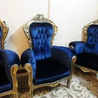 مبلمان چوبی ۷نفره بسیار تمیز|مبلمان خانگی و میز عسلی|اصفهان, نصرآباد|دیوار