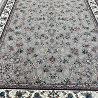 فرش ۷۰۰ شانه گیلدا نقره ای طوسی|فرش|کرج, اصفهانی‌ها|دیوار