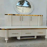 کنسول و میزتلویزیون ساردین چوب راش|بوفه، ویترین، کنسول|همدان, |دیوار