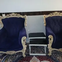 مبلمان ۷ نفره همراه میز عسلی و جلو مبلی|مبلمان خانگی و میز عسلی|رباط‌کریم, |دیوار