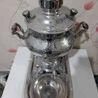 سماور گازی ۷ لیتری نفیس قلم کاری
