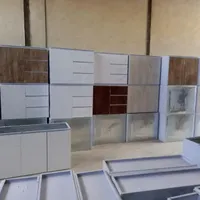 کابینت آماده پیش ساخته فلز MDF یونیت آشپزخانه|مصالح و تجهیزات ساختمان|شهرضا, |دیوار