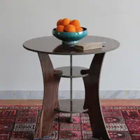میز خاطره/ صبحانه خوری/ سماور سه پایه فندقی|میز و صندلی غذاخوری|اصفهان, باغ فدک|دیوار