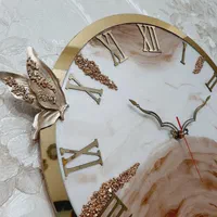 ساعت دیواری دست ساز طرح پروانه|ساعت دیواری و تزئینی|تهران, مجیدیه|دیوار