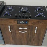 اجاق گاز ۵شعله ضمانت دار/ کابینت دار مدل m8