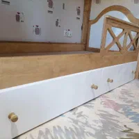 تخت دو طبقه تمام چوب|تخت و سرویس خواب|ارومیه, |دیوار