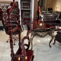 مبلمان اداری میزمدیریت نیمست اداری شل ماهگونی طلای|دفتر کار|تهران, شهرک شریفی|دیوار