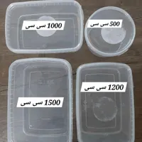 ظروف نگهدارنده شفاف فریزری و ماکروفری در حد نو