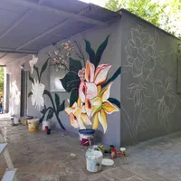 دیوارنویسی مدارس و نقاشی باغ دیوار نویسی