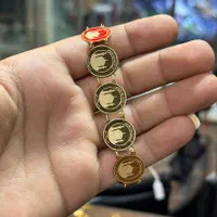 دسبند ربع سکه ونیم سکه طرح الیزابت،ورساج