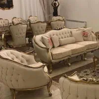 مبل مدل رز فرانسوی ۷ نفره با میز و عسلی|مبلمان خانگی و میز عسلی|ملایر, |دیوار