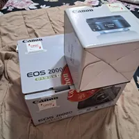 دوربین Canon 2000d به همراه لنز حرفه ای|دوربین عکاسی و فیلم‌برداری|لاهیجان, کوی آزادگان|دیوار