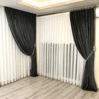 پرده برای پنجره سه متری|پرده، رانر، رومیزی|مشهد, هنرستان|دیوار