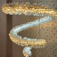 لوستر مدرن جدید (فنری طرح برف)|لوستر و چراغ آویز|اصفهان, باغ زرشک|دیوار