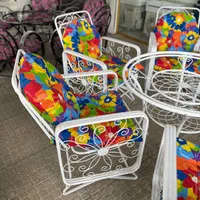 میز و صندلی باغی و اتش دان فلزی گازی و ذغالی|میز و صندلی غذاخوری|سنگر, |دیوار