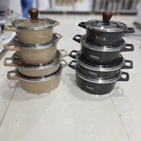 راکلند قابلمه سرویس چدن جهیزیه عروس سرویس کامل|ظروف پخت‌وپز|یزد, |دیوار