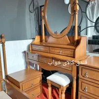 سرویس خواب سلین روکشی با تخت دونفره و دراور|تخت و سرویس خواب|مشهد, فرهنگ|دیوار