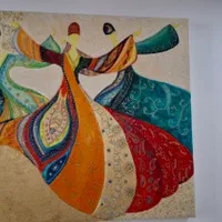 تابلو نماکاشی رقص سماع|تابلو، نقاشی، عکس|تهران, لویزان|دیوار
