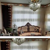 پرده پذیرایی واتاق خواب