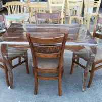 نهار خوری مدل خشتی|میز و صندلی غذاخوری|مشهد, خواجه ربیع|دیوار