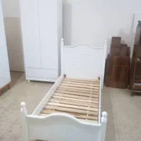 تخت خواب کمد دار کشو نفره خوشخواب یک و نیم کفی دو