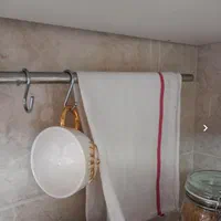 میله استیل بالای سینک|آب‌چکان و نظم‌دهنده ظروف|قم, میرزائیه|دیوار