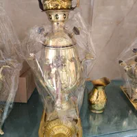 اقساط با چک برنز تولیدی لوستربرنزی سرویس عروس|قوری، کتری، قهوه‌ساز دستی|قم, نیروگاه|دیوار