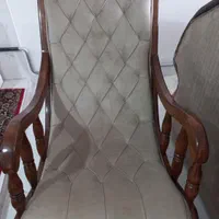 صندلی چوبی گهواره
