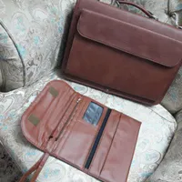 کیف اداری مردانه تمام چرم وکیف پول