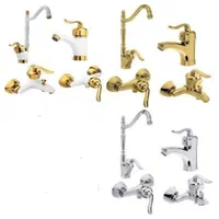 ست شیرالات اهرمی قاجاری رنگ های مختلف