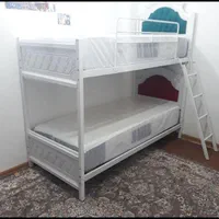 تخت دوطبقه ثابت و جداشونده|تخت و سرویس خواب|قم, زاویه|دیوار