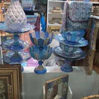 گلدان میناکاری مسی (کادویی) عمده وتک|گل مصنوعی|تهران, پیروزی|دیوار
