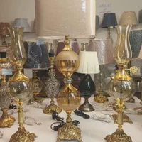 چینی آباژور شمعدان کادویی رومیزی کنار‌سالنی  سنگی|چراغ خواب و آباژور|مشهد, کوثر|دیوار