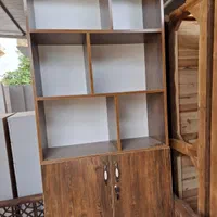 کتابخانه|کتابخانه، شلف، قفسه‌های دیواری|بندر گناوه, |دیوار