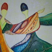 تابلو نماکاشی رقص سماع|تابلو، نقاشی، عکس|تهران, لویزان|دیوار