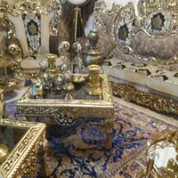 مبلمان و نهارخوری سلطنتی ورق طلا آکبند نوسفارشی|مبلمان خانگی و میز عسلی|کرمانشاه, |دیوار