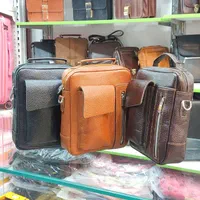 کیف دوشی چرم طبیعی گاوی مدل چمدان کمربند چرمی|کیف، کفش، کمربند|شیراز, اصلاحنژاد|دیوار