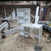 میز تحریر با کتابخانه عمودی|میز تحریر و کامپیوتر|مشهد, خواجه ربیع|دیوار