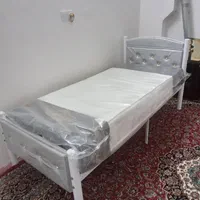 تختخواب یکنفره فلزی ارتفاع بلند