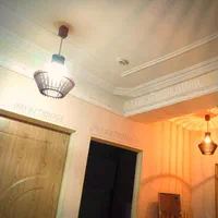 لوستر تک شاخه آویز چوبی کد a6|لوستر و چراغ آویز|تبریز, |دیوار