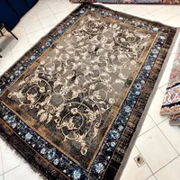 فرش۹متری هیوا و باغ معلق فیلی و سورمه ای طرح۷۰۰