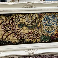 تابلوفرش دست بافت تبریز گل ابریشم چله نخ ۵۰ رج