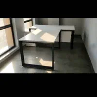 میزکنفرانس 4 نفره 6 نفره پایه فلزی  اداری