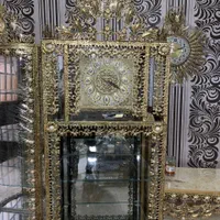 ساعت برنزتولیدی سرویس کامل عروس برنزی دکوری|ساعت دیواری و تزئینی|قم, نیروگاه|دیوار