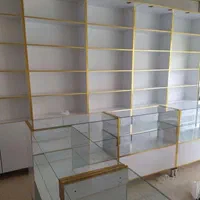 قفسه ویترین .کانتر سفید . دکور . رگال|فروشگاه و مغازه|تهران, سازمان برنامه شمالی|دیوار