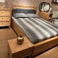 فیدارچوب/تخت خواب دونفره/سرویس خواب حصیری کد1299|تخت و سرویس خواب|مشهد, آزادشهر|دیوار