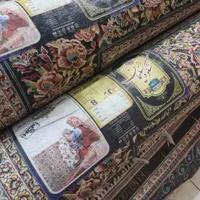 دو تخته فرش ۱۲ متری سورمه ای جفتی در حد نو|فرش|اصفهان, برزان|دیوار