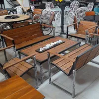 ست آتشدان ترمو ود فلزی  کد ۲۲۱۲|مبلمان خانگی و میز عسلی|چهارباغ, |دیوار