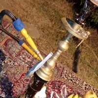 قلیان برنجی قدیمی